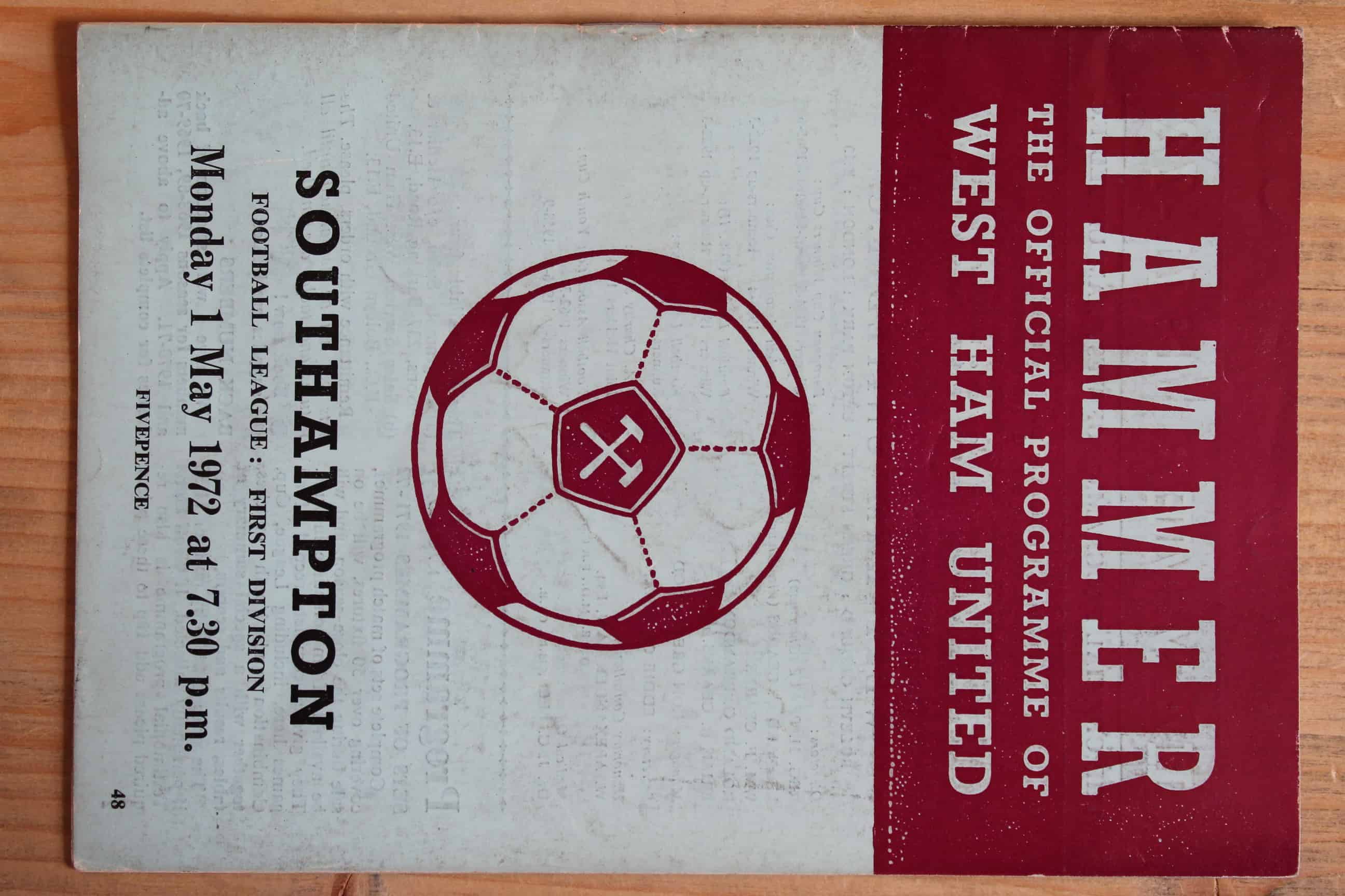 West Ham United FC v Southampton FC